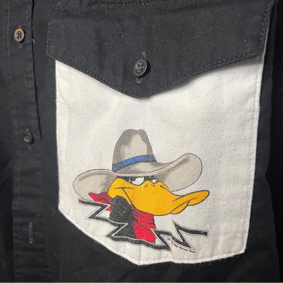 Looney Tunes Warner Bros Western Collection Karman Vintage 1994 Shirt Men's L - Picture 2 of 8